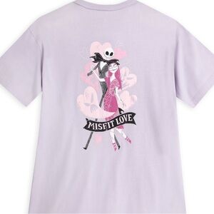 Disney Jack Skellington and Sally The Nightmare Before Christmas Misfit Love Tee